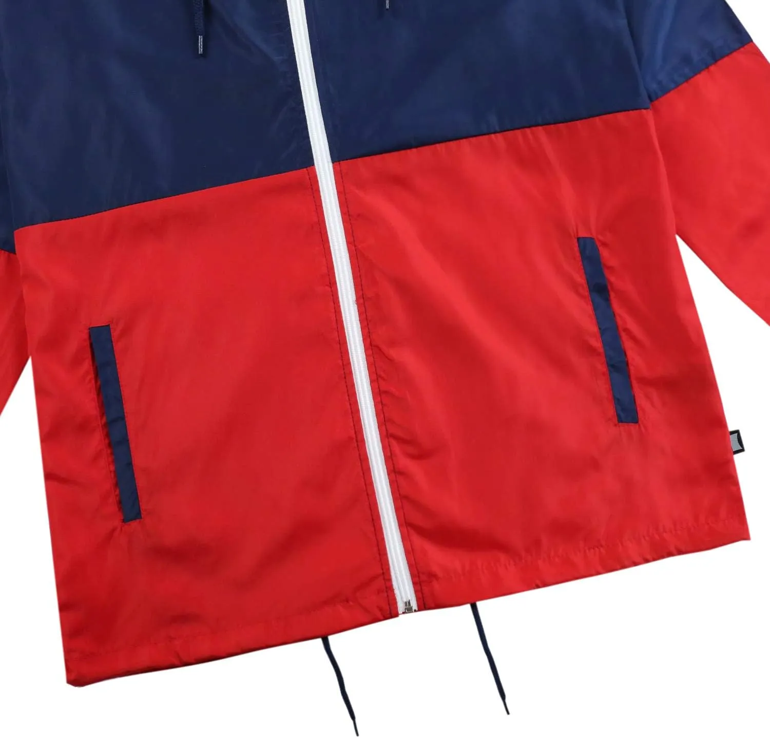 Lightweight Men's Windbreaker - Breathable Hooded Jacket for Outdoors & Commutes