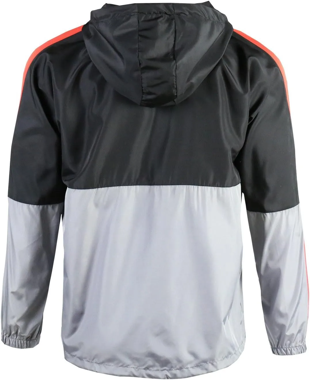 Lightweight Men's Windbreaker - Breathable Hooded Jacket for Outdoors & Commutes