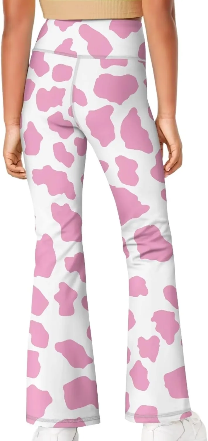Loose Casual High Waist Leggings Girls Cute Soft Comfy Flare Yoga Pants Kids Comfy Stretchy Bell Bottom Trousers