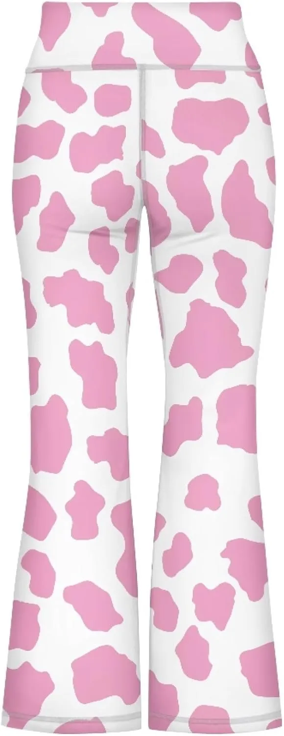 Loose Casual High Waist Leggings Girls Cute Soft Comfy Flare Yoga Pants Kids Comfy Stretchy Bell Bottom Trousers