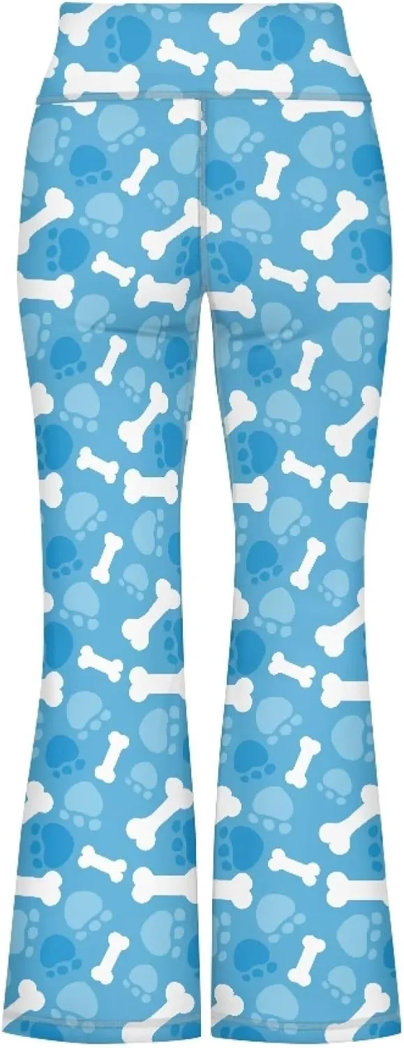 Loose Casual High Waist Leggings Girls Cute Soft Comfy Flare Yoga Pants Kids Comfy Stretchy Bell Bottom Trousers