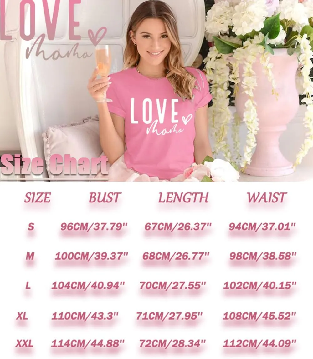 Mama Shirts for Women Thanksgiving Shirts Cute Mama Letter Graphic Tee Shirts Summer Casual Tops
