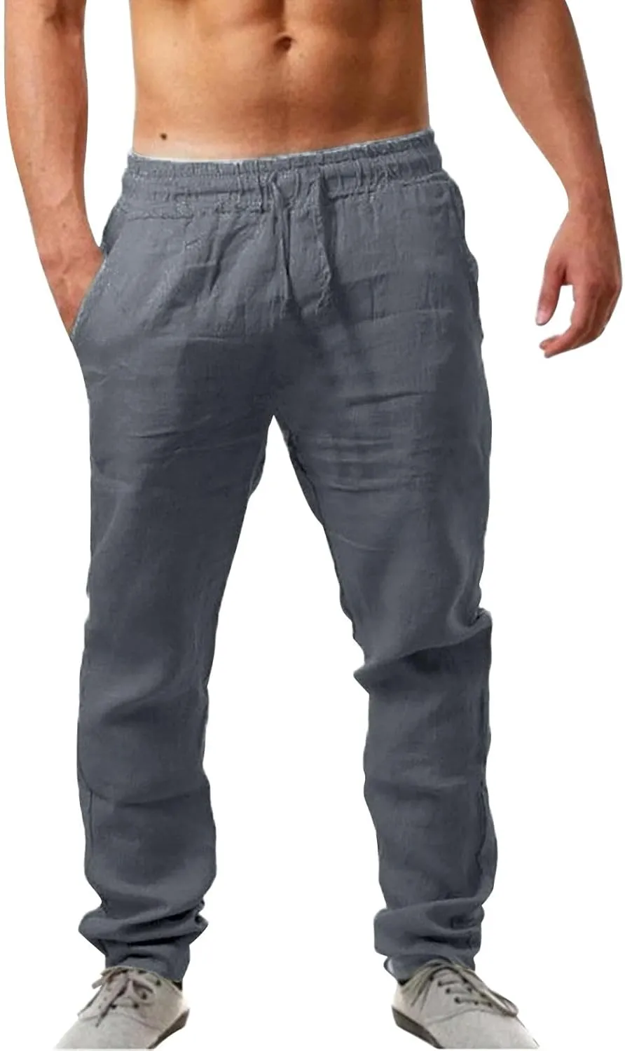 Men Cargo Combat Pants Casual Cotton Stretch Pant Cuffed Sweatpant Joggers Loose Fit Sports Gym Jogger Bottoms
