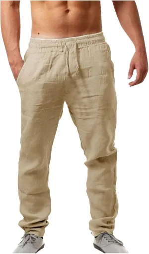 Men Cargo Combat Pants Casual Cotton Stretch Pant Cuffed Sweatpant Joggers Loose Fit Sports Gym Jogger Bottoms