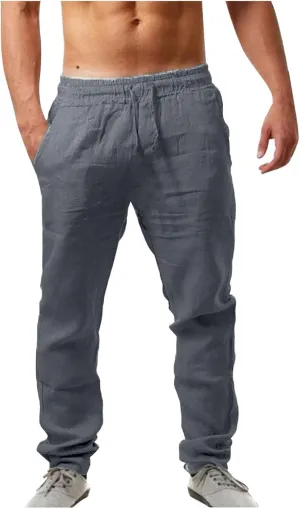 Men Cargo Combat Pants Casual Cotton Stretch Pant Cuffed Sweatpant Joggers Loose Fit Sports Gym Jogger Bottoms