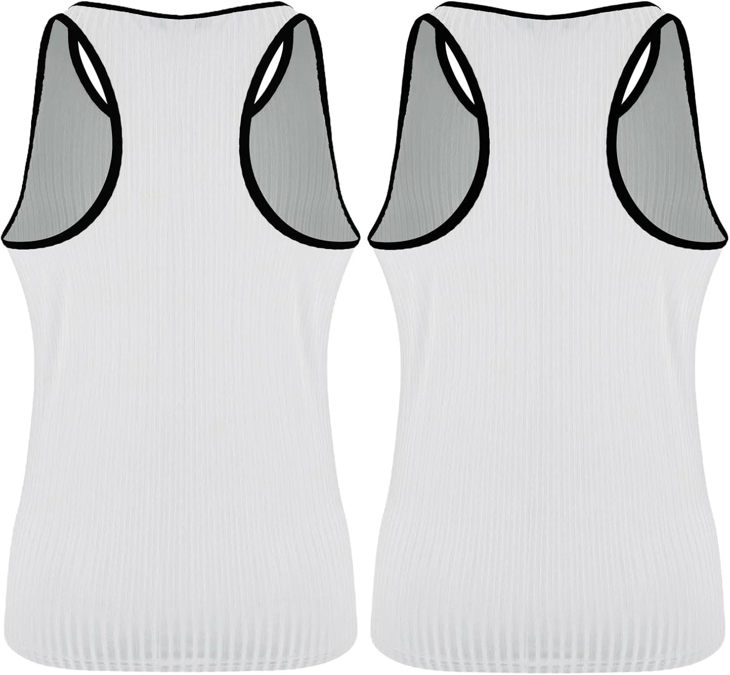 Men's 2 Pack Muscle Tank Tops 2025 Sleeveless Crewneck Solid Casual Tshirts Moisture Wicking Stretch Sport Undershirt
