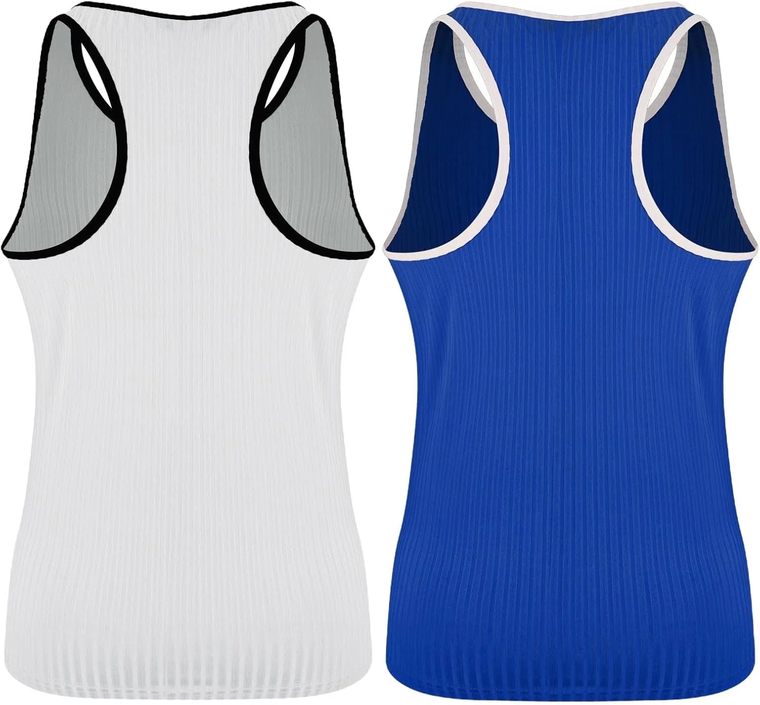 Men's 2 Pack Muscle Tank Tops 2025 Sleeveless Crewneck Solid Casual Tshirts Moisture Wicking Stretch Sport Undershirt