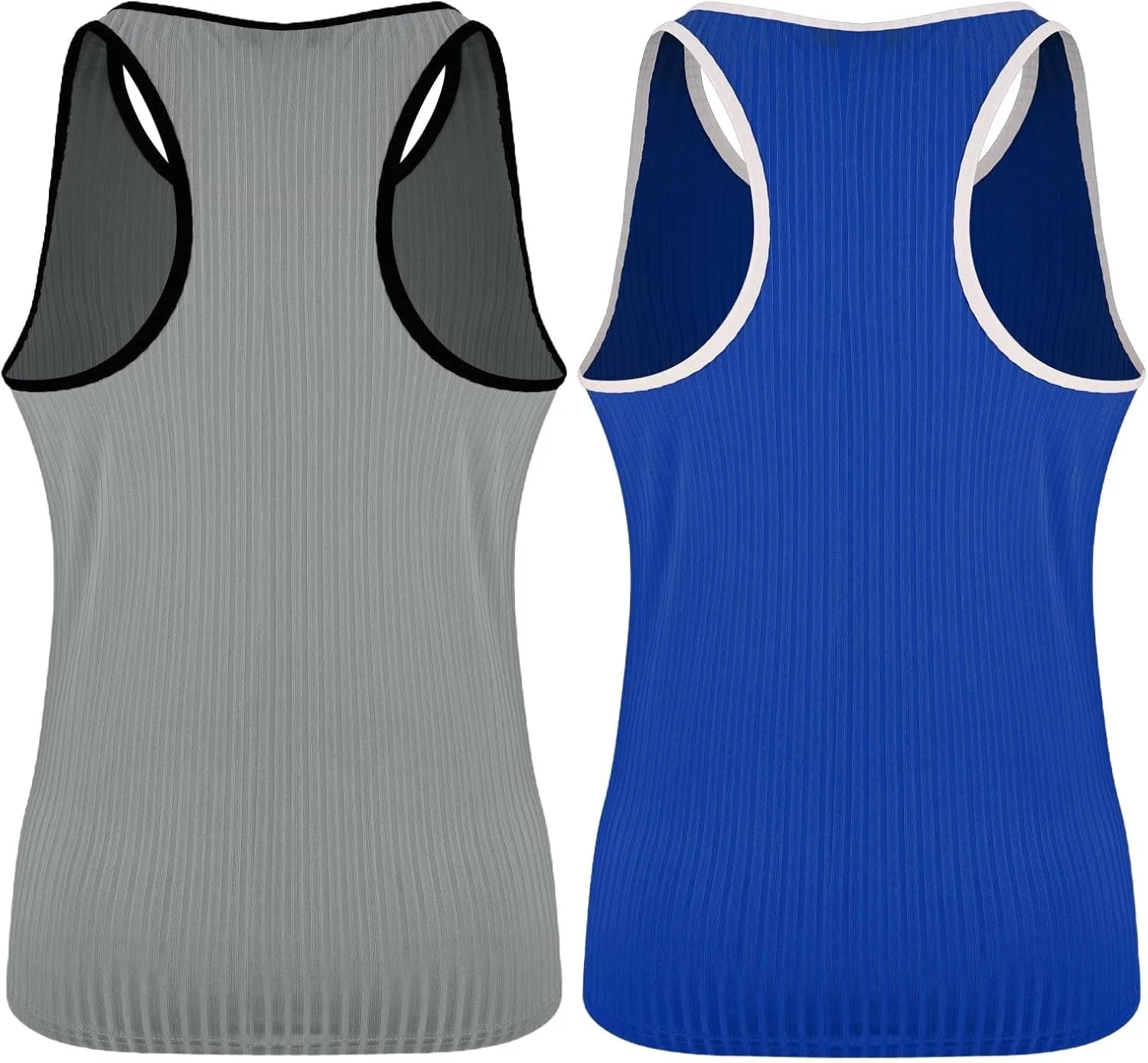 Men's 2 Pack Muscle Tank Tops 2025 Sleeveless Crewneck Solid Casual Tshirts Moisture Wicking Stretch Sport Undershirt