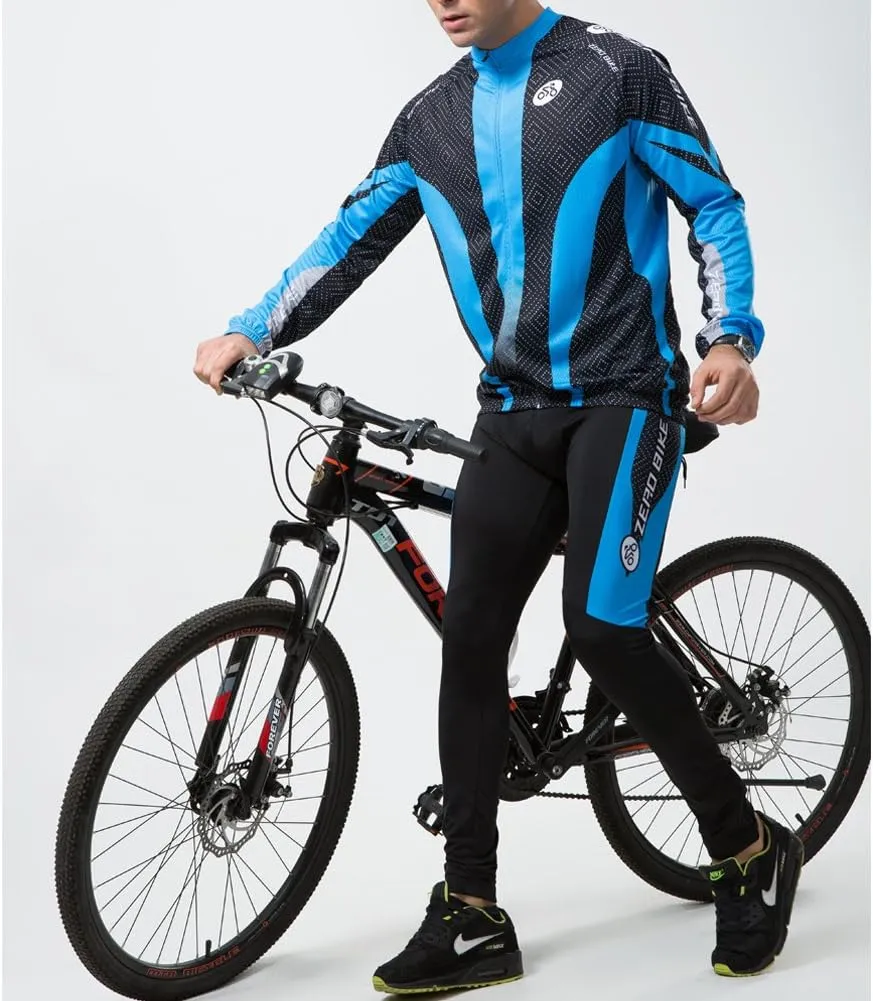 Men's Breathable Long Sleeve Cycling Jersey Fast Drying Mesh Cycling Cloting Road Mountain Biking Breathable Vest