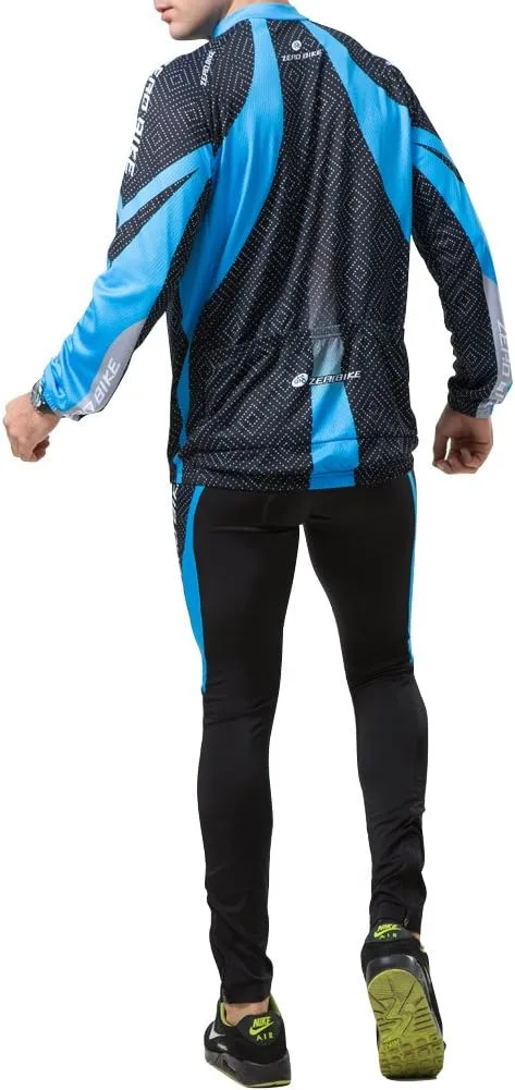 Men's Breathable Long Sleeve Cycling Jersey Fast Drying Mesh Cycling Cloting Road Mountain Biking Breathable Vest