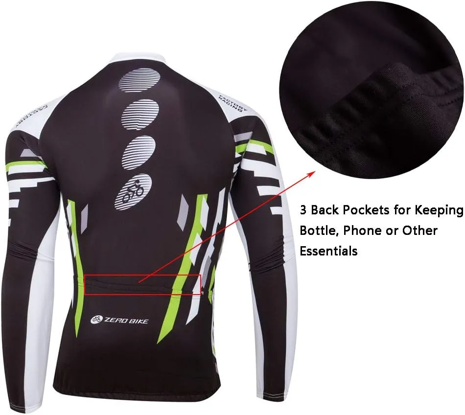 Men's Breathable Long Sleeve Cycling Jersey Fast Drying Mesh Cycling Cloting Road Mountain Biking Breathable Vest