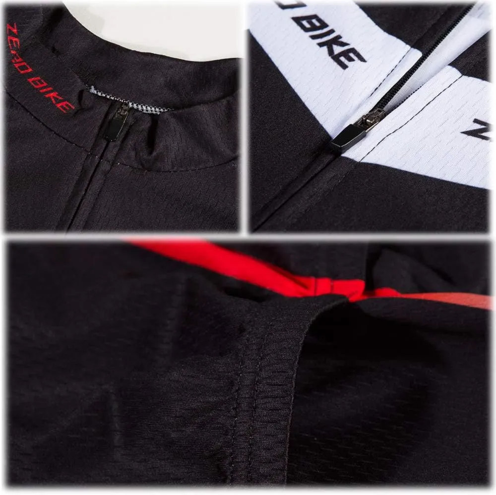 Men's Breathable Long Sleeve Cycling Jersey Fast Drying Mesh Cycling Cloting Road Mountain Biking Breathable Vest