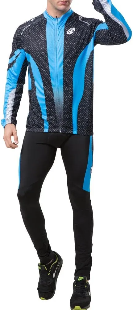 Men's Breathable Long Sleeve Cycling Jersey Fast Drying Mesh Cycling Cloting Road Mountain Biking Breathable Vest