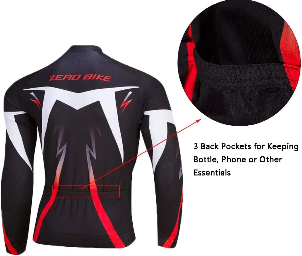 Men's Breathable Long Sleeve Cycling Jersey Fast Drying Mesh Cycling Cloting Road Mountain Biking Breathable Vest