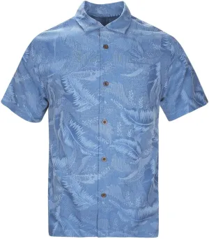 Mens Hawaiian Shirts Silk Botton Down Short Sleeve Shirts Tropical Casual Beach Shirt Camp Shirts