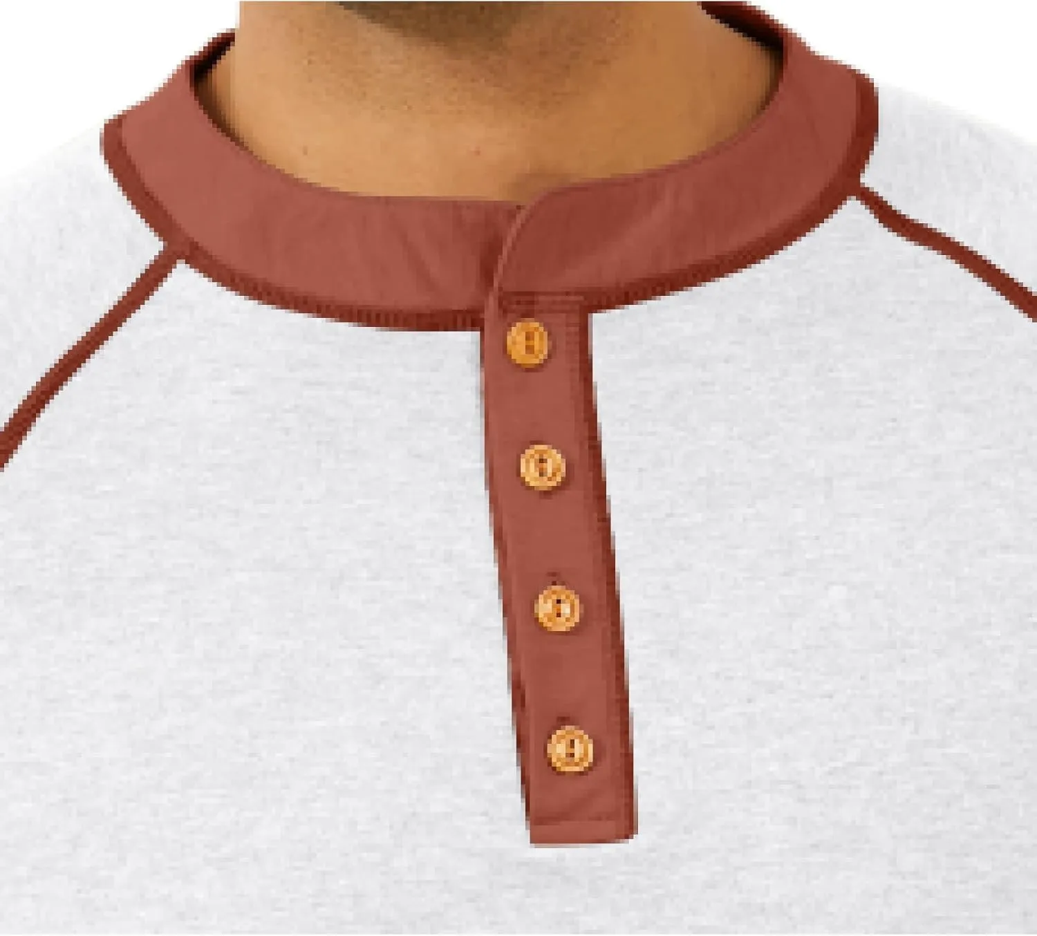 Mens Henley Shirts Short Sleeve Casual Classic Cotton T-Shirts Summer Lightweight Button Tee Shirts