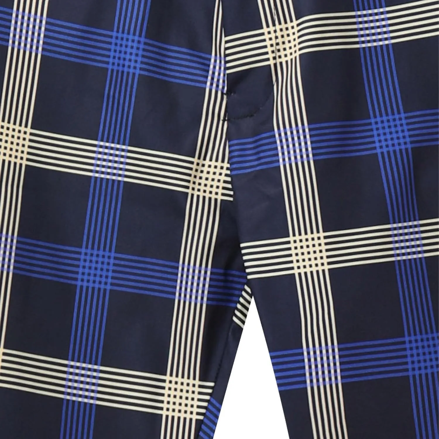 Mens Plaid Pants Skinny Dress Pants Slim Fit Business Slacks Casual Work Pants Comfy Suit Pants Comfy Golf Trousers