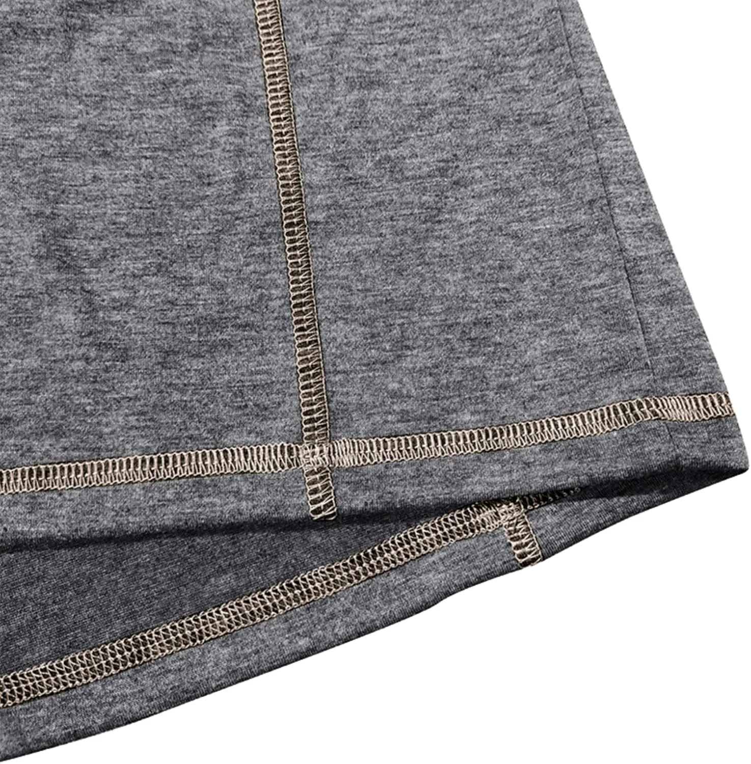 Mens Short Sleeve Shirts Casual Cotton Basic Henley Shirts Summer Lightweight T-Shirts