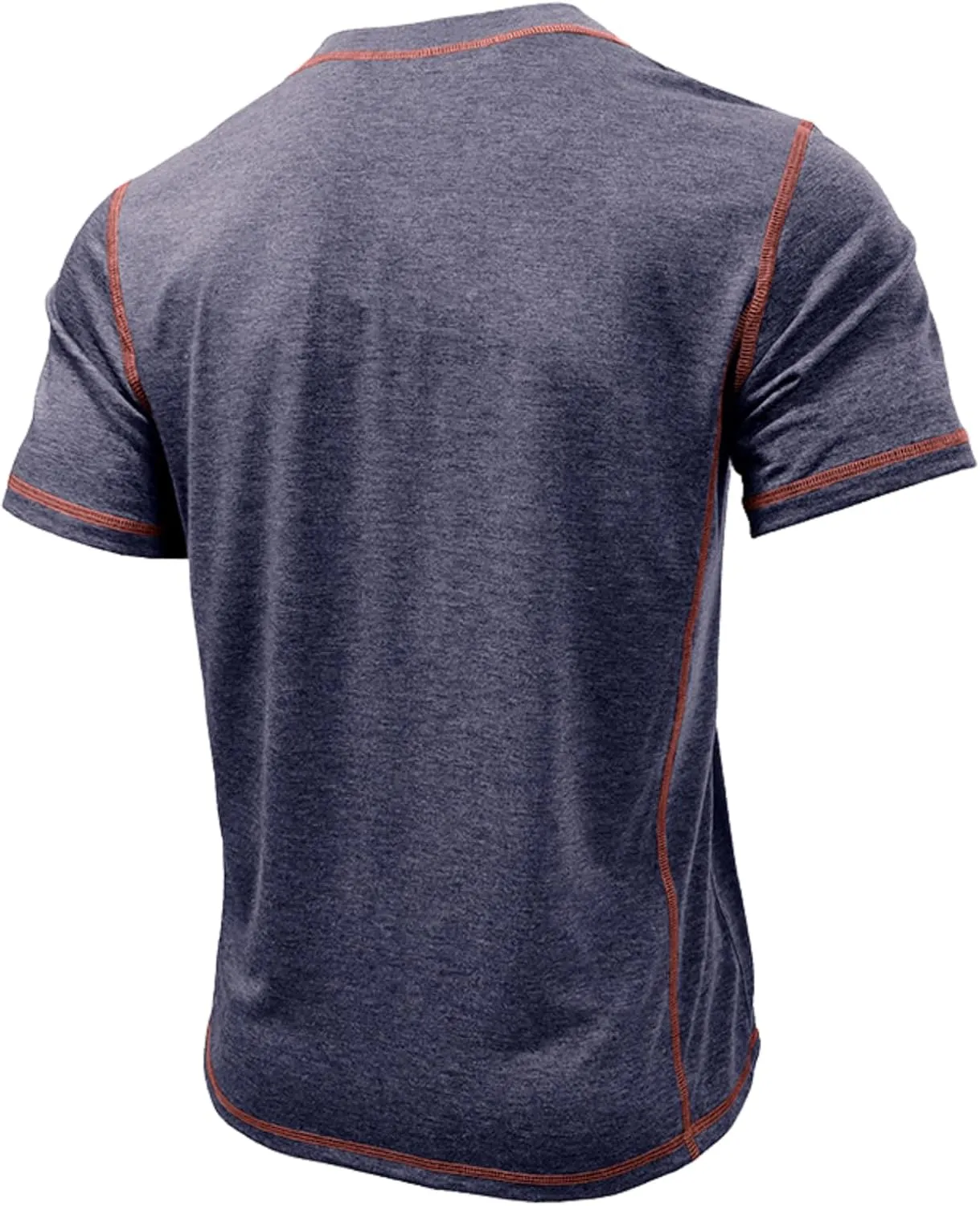 Mens Short Sleeve Shirts Casual Cotton Basic Henley Shirts Summer Lightweight T-Shirts
