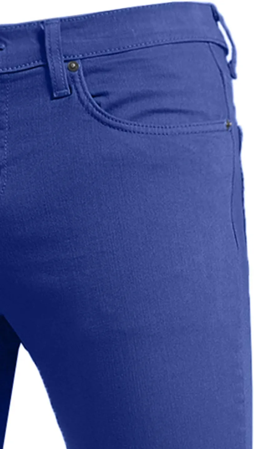 NE PEOPLE Mens Basic Classic Solid Color Skinny Fitted Stretch Jeans (26-40)