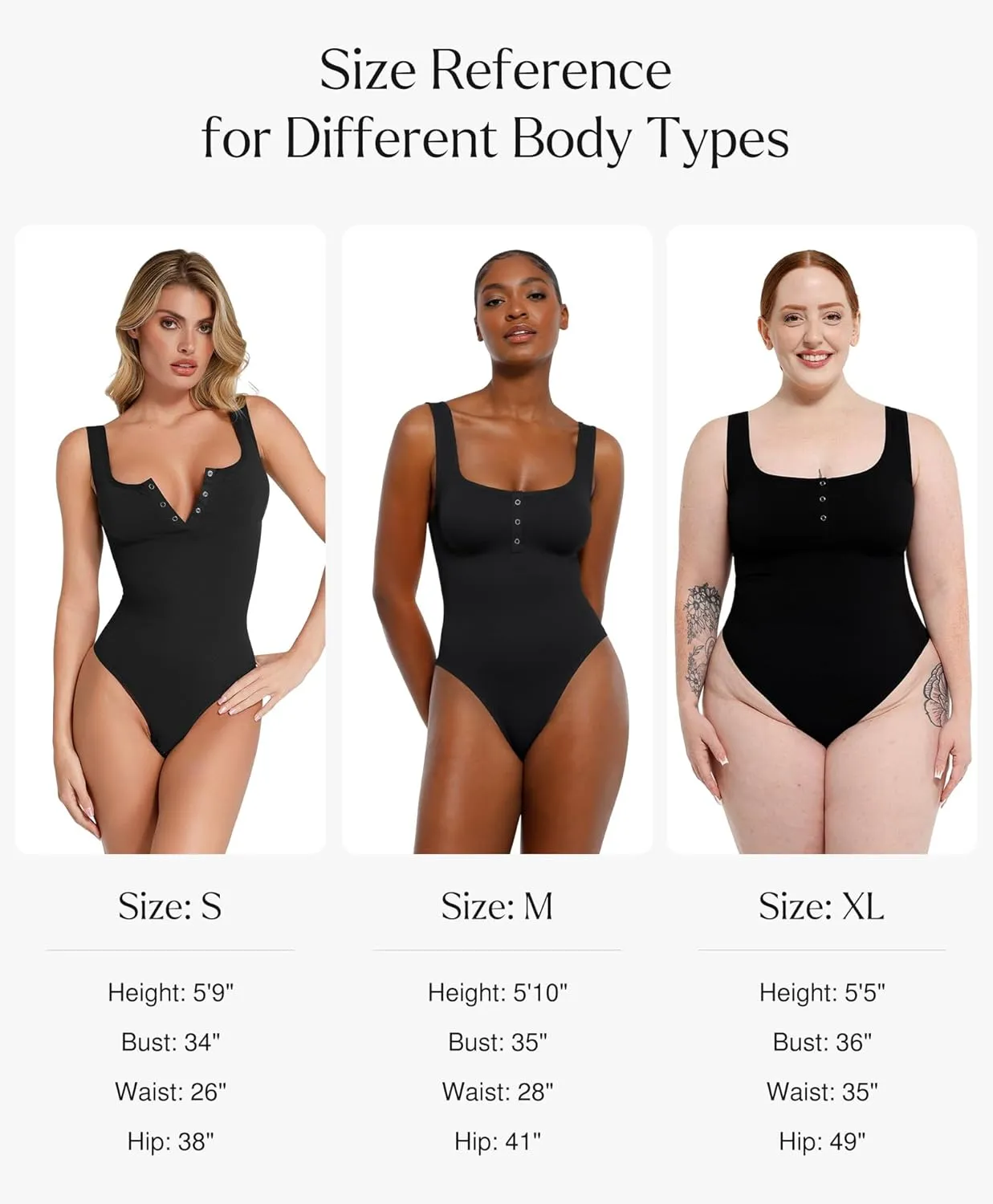 Popilush Bodysuits for Women Tummy Control Henley Going Out Shirts Button Down Body Suit Casual Thong Tank Tops