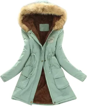 Top Winter Coat Womens Warm Sweater Hooded Jacket Slim Outwear Comfy Coats Long Cardigan Comfy Overwear