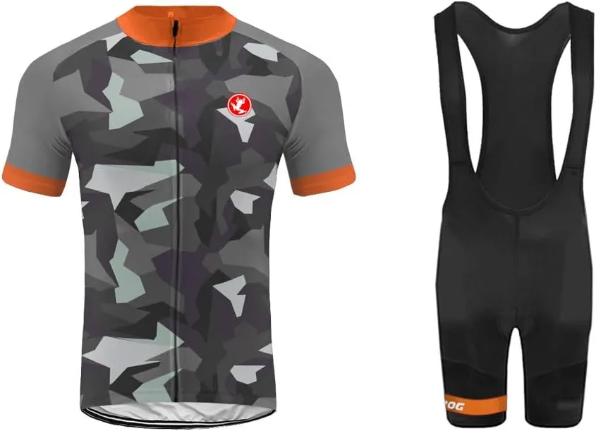 UGLY FROG Mens Breathable Cycling Jersey 3D Padded Breathable Quick Dry