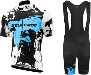 UGLY FROG Mens Breathable Cycling Jersey 3D Padded Breathable Quick Dry