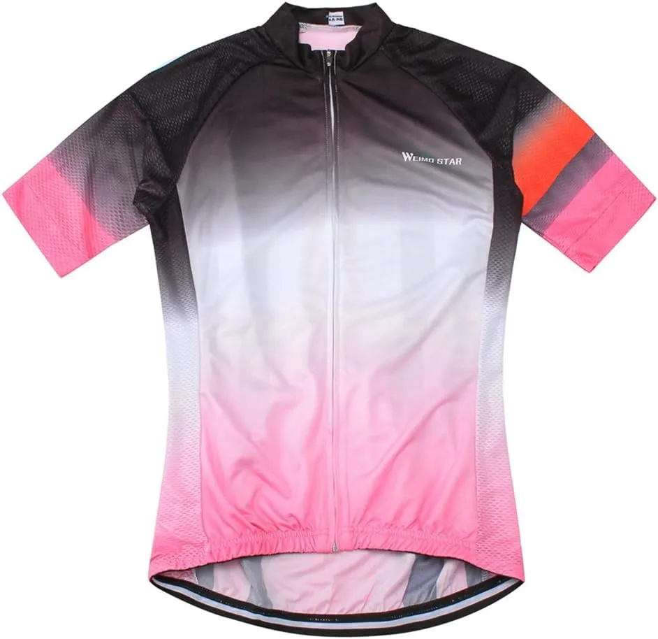 Weimostar Men's Cycling Jersey Biking Shirts with Pockets Breathable