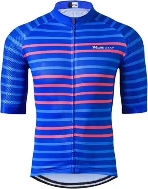 Weimostar Men's Cycling Jersey Biking Shirts with Pockets Breathable
