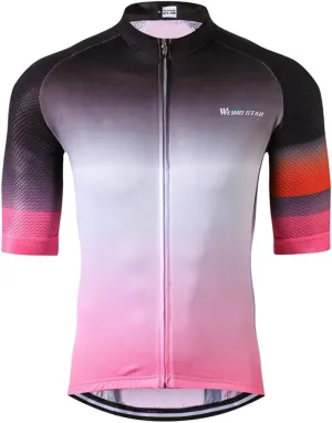 Weimostar Men's Cycling Jersey Biking Shirts with Pockets Breathable
