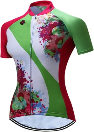 Weimostar Women's Cycling Jersey Short Sleeve Breathable
