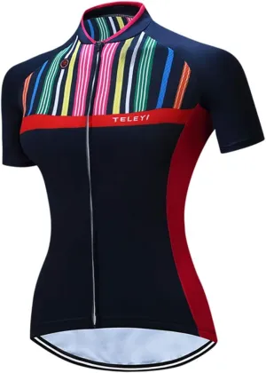Weimostar Women's Cycling Jersey Short Sleeve Breathable