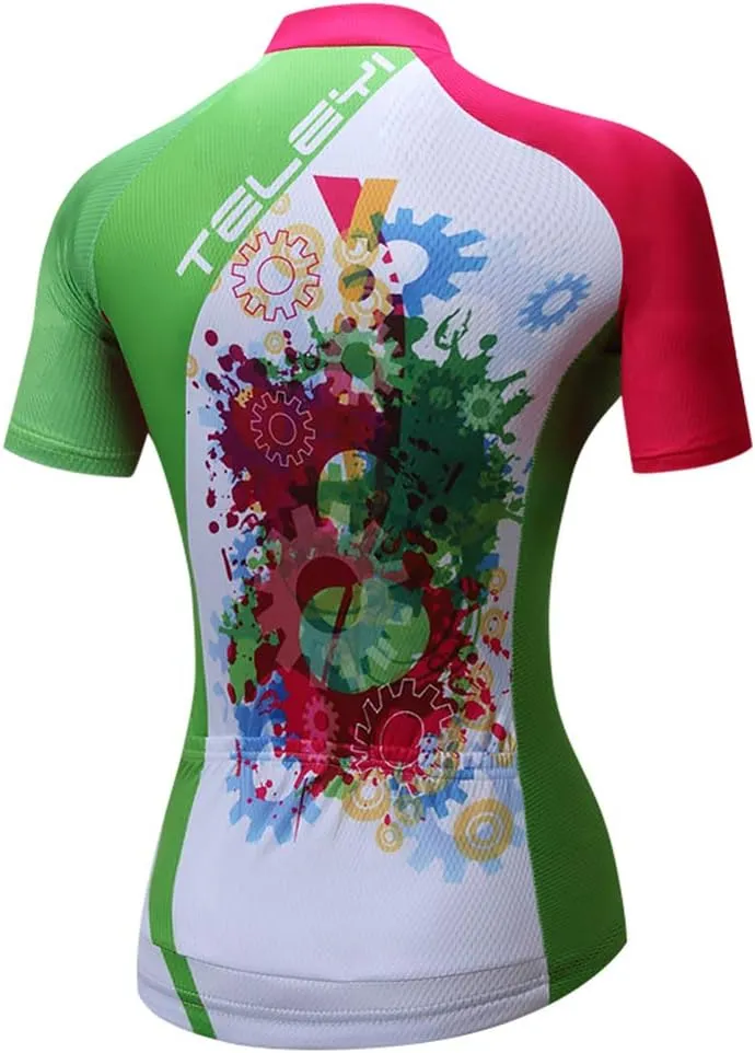 Weimostar Women's Cycling Jersey Short Sleeve Breathable