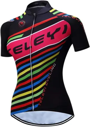 Weimostar Women's Cycling Jersey Short Sleeve Breathable