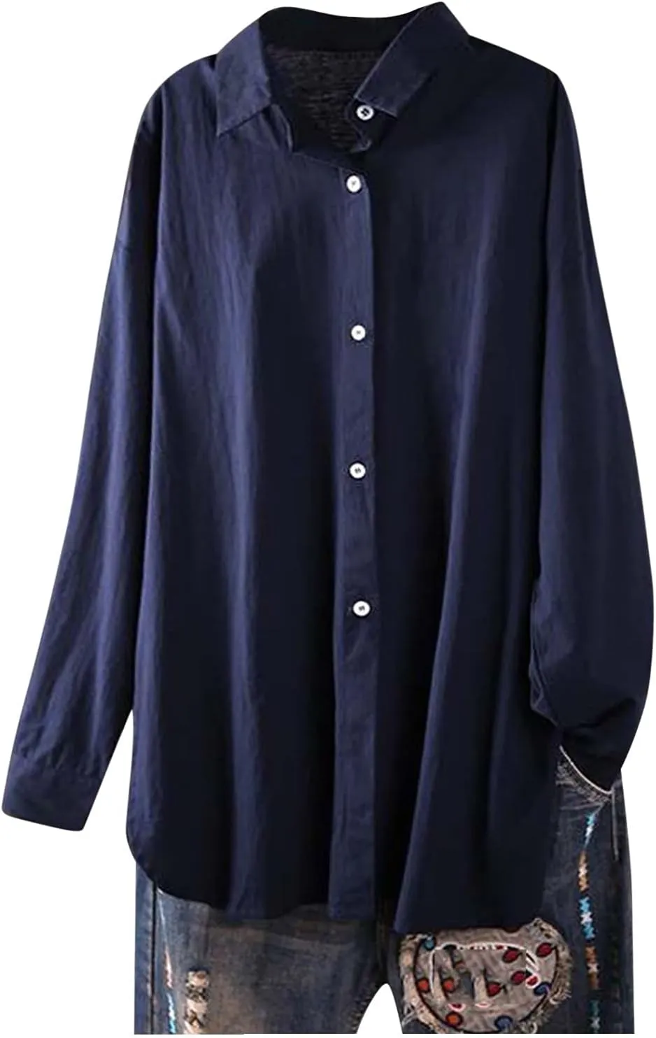 Women's Linen Shirts 2024 Linen Short Sleeved Shirt White Shirt Women Shirts for Women White Dress Shirt Shirts for