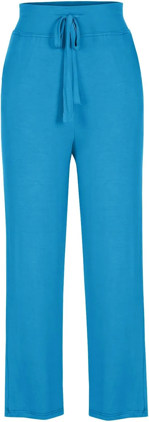 Workout Pants Plus Size Women Straight Leg Yoga Pants Stretchy Trousers High Waisted Casual Pants Fitted Soft Pants