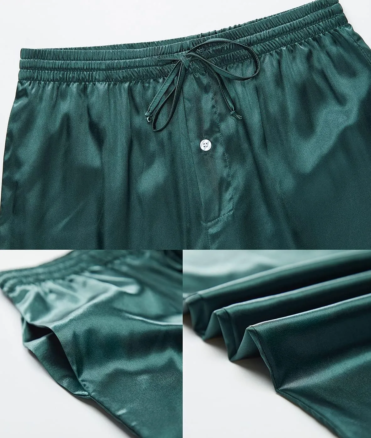 YIMANIE Men's Silk Pajama Pant Comfy Soft Lounge Sleep Pants