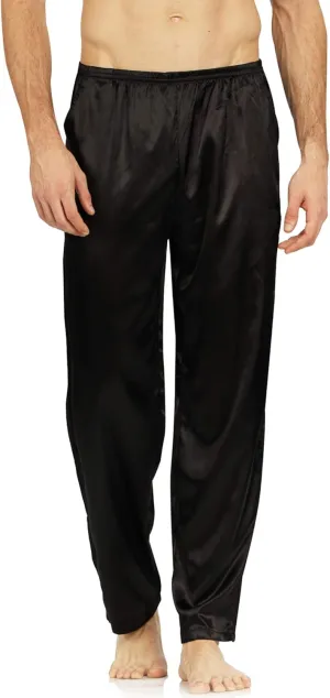 YIMANIE Men's Silk Pajama Pant Comfy Soft Lounge Sleep Pants